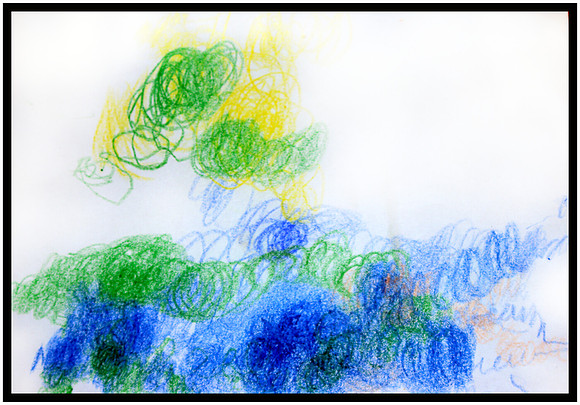 Green seperating from blue